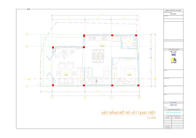 mặt bằng vật dụng nhà phố 1