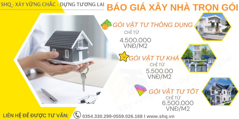 Đơn giá xây nhà trọn gói Quảng Ngãi mới nhất 2024