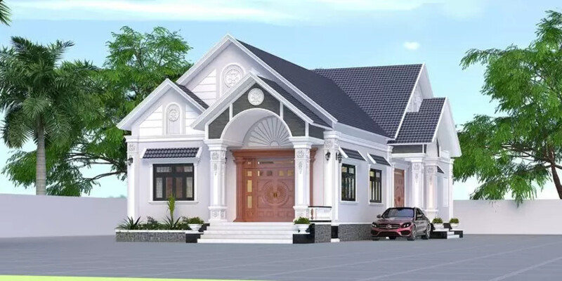 mẫu nhà cấp 4 9
