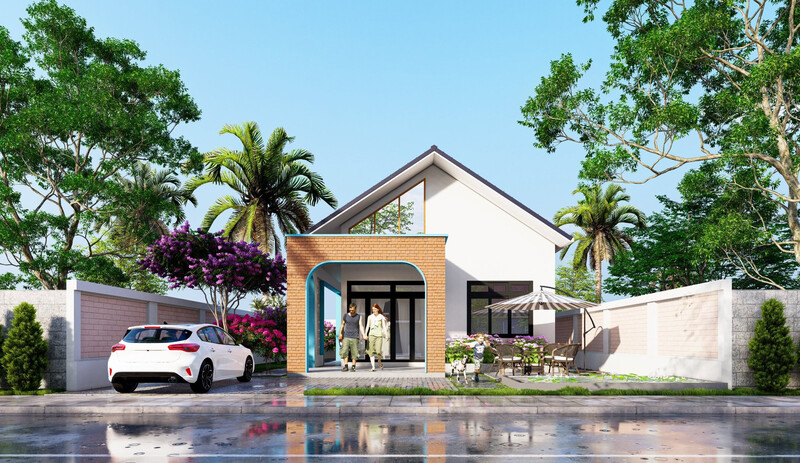 mẫu nhà cấp 4 24