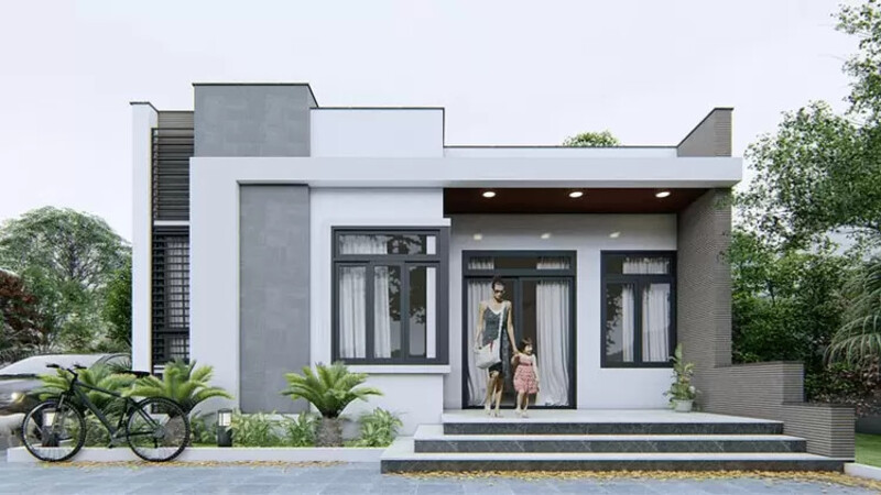 mẫu nhà cấp 4 8
