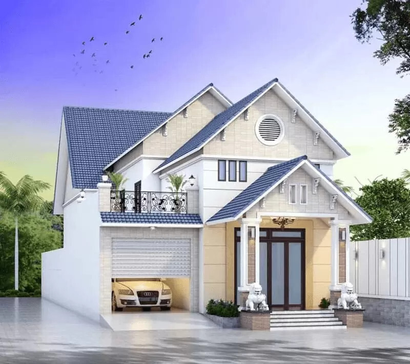 mẫu nhà mái thái 7
