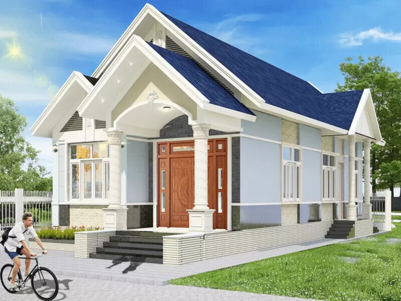 mẫu nhà mái thái 18