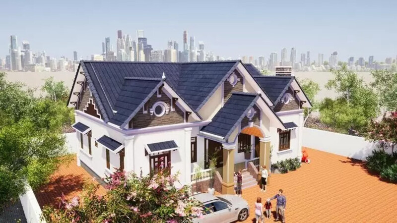 mẫu nhà mái thái 14