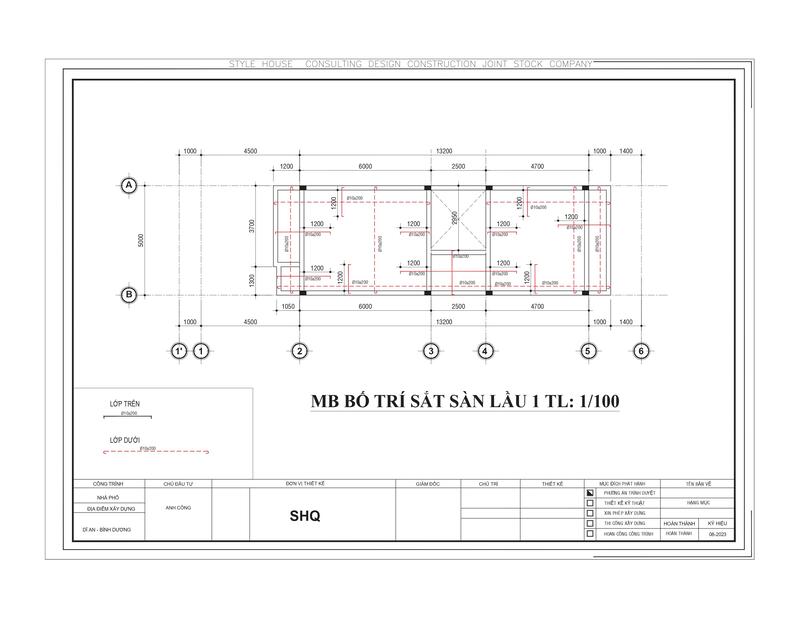 kết cấu nhà phố 4 tầng