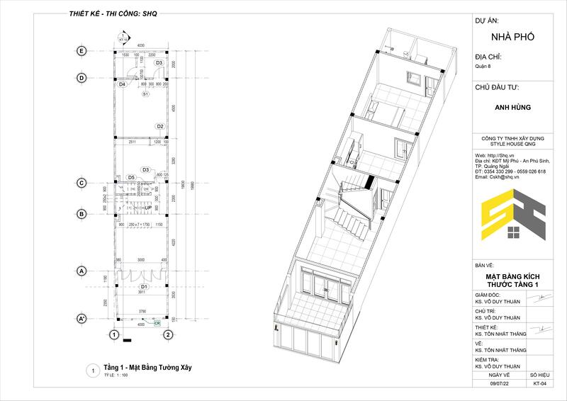 mặt bằng công năng nhà phố 1