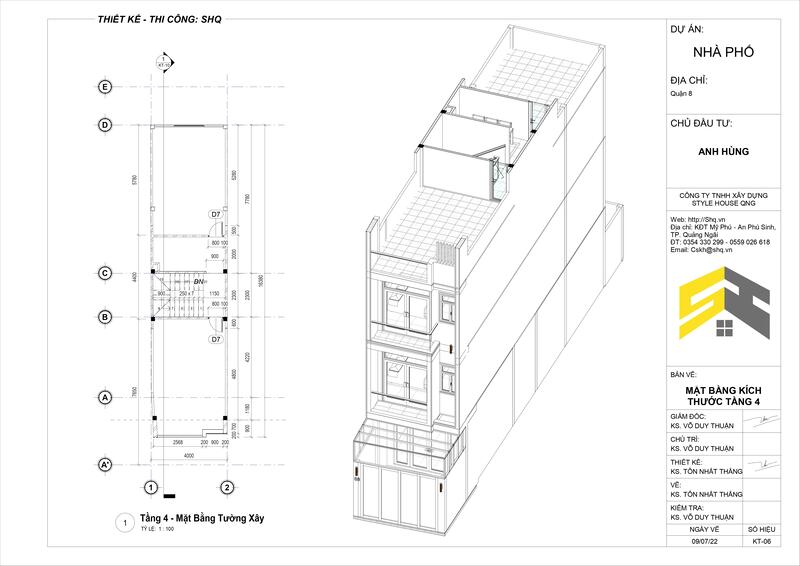 mặt bằng công năng nhà phố 3